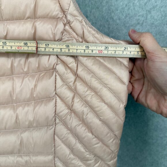 Duluth Womens Down Right Long Vest Size L Peach Pink Full Zip Pockets Warm EUC - Picture 16 of 16